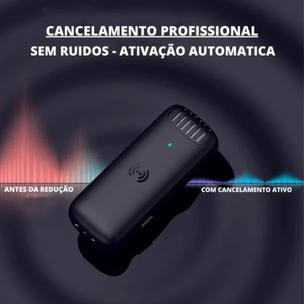 Microfone de lapela 2 em 1 - Imagem 8