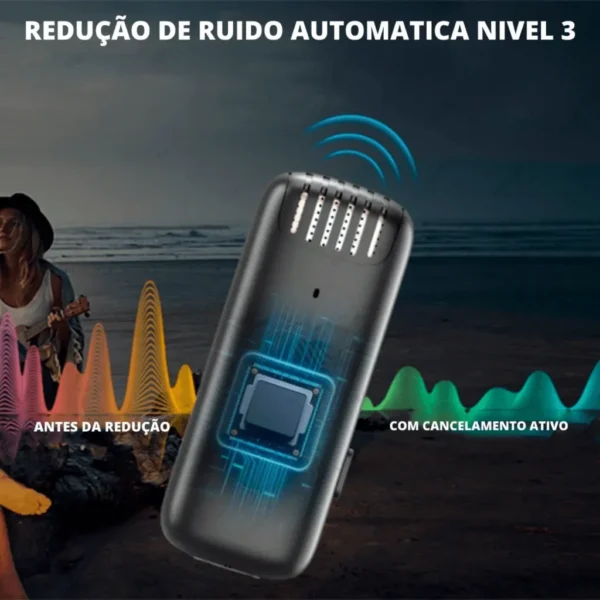Microfone de lapela 2 em 1 - Imagem 7