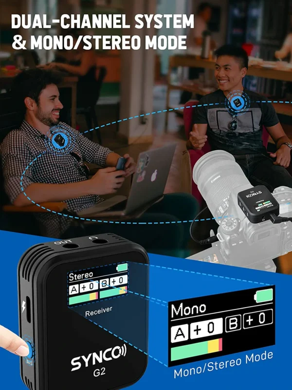 Microfone profissional com receptor - Imagem 2