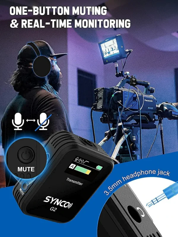 Microfone profissional com receptor - Imagem 6