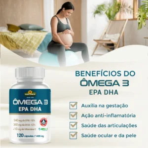 Ômega 3 1400mg Altos Níveis EPA 540 DHA 360 Sunflower