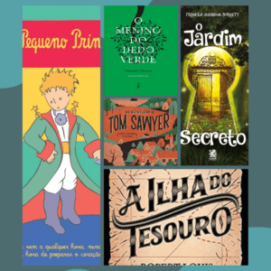 Pack de 5 histórias que ensinam a crescer, sonhar e explorar.
