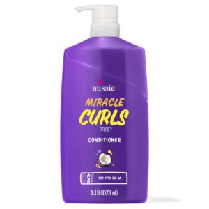 Condicionador Aussie Miracle Curls Coconut Oil Paraben Free 778 ml